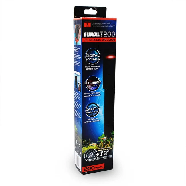 Fluval T200 Fully Electronic Aquarium Heater 200W